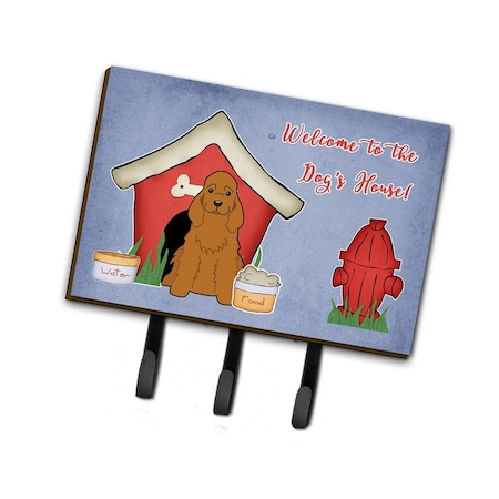 Carolines Treasures Dog House Collection Cocker Spaniel Red Leash or Key Holder BB2849TH68
